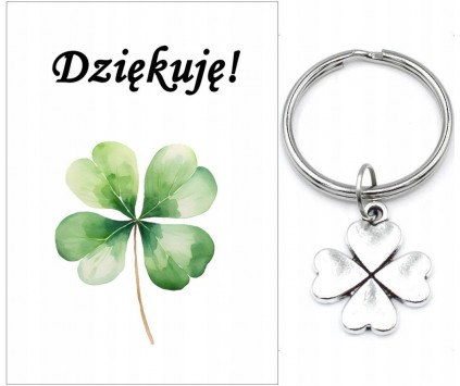 Brelok Breloczek Zakończenie Roku Szkolnego Klasa Szkoła Pamiątka Koniczyna