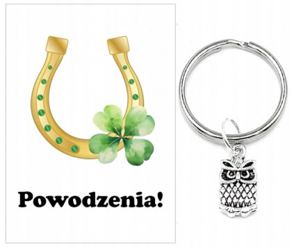 PREZENT ZAKOŃCZENIE ROKU SZKOLNEGO DZIEŃ DZIECKA BRELOK UCZEŃ SOWA