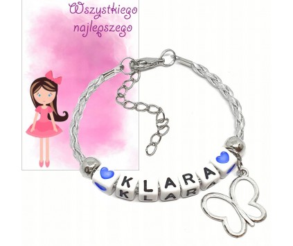 BRANSOLETKA NA RĘKĘ PREZENT NA DZIEŃ DZIECKA ZAKOŃCZENIE ROKU SZKOŁA KLASA