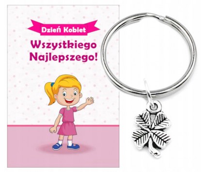 BRELOK KONICZYNA UPOMINEK PREZENT NA DZIEŃ KOBIET WALENTYNKI DZIEWCZYNKA