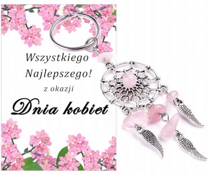 BRELOK BRELOCZEK NA SZCZĘŚCIE ŁAPACZ SNÓW DZIEŃ KOBIET SZKOŁA KLASA