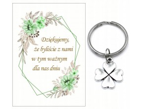 BRELOK BRELOCZEK PREZENT wesele ślub podziękowanie