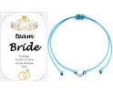 BRANSOLETKA NA WIECZÓR PANIEŃSKI TEAM BRIDE PODZIĘKOWANIE SERCE PREZENT