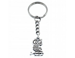 BRELOK SOWA DZIEŃ KOBIET BABCI WALENTYNKI PREZENT