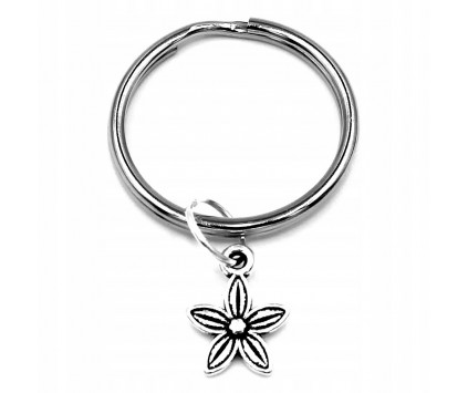 BRELOK KWIATEK ŚLUBOWANIE PASOWANIE PREZENT SZKOŁA