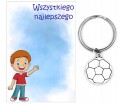 PODZIĘKOWANIE PREZENT BRELOK BRELOCZEK PIŁKA KOMUNIA URODZINY ROCZNICA