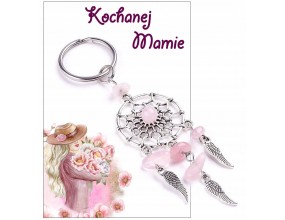 BRELOK BRELOCZEK NA SZCZĘŚCIEŁAPACZ SNÓW DZIEŃ DZIECKA MATKI MAMA UCZEŃ