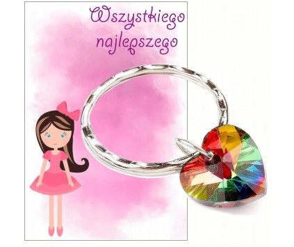 BRELOK matura Podziękowanie serce DZIEWCZYNKA SZKOŁA KLASA PREZENT