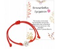 BRANSOLETKA SZCZĘŚCIA KABAŁA KONICZYNA ZAKOŃCZENIE ROKU AMULET CZERWONA
