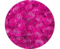 Koraliki Szlifowane Akrylowe Kulki Kuleczki 6mm Różowe 50szt