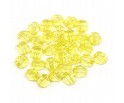 Koraliki Szlifowane Akrylowe Kulki Kuleczki 6mm Żółte 50szt