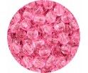 Koraliki Szlifowane Akrylowe Kulki Kuleczki 6mm Różowe Jasne 50szt