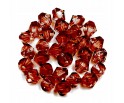Koraliki Szlifowane Diamenciki 6mm 200szt Brązowe