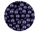 Koraliki Gładkie Klasyczne w Kształcie Kulki 8mm 50szt Akryl Fioletowe Cie