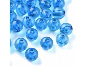 759 Koraliki Kule Akrylowe Transparentne 8mm 20szt