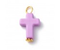 ZAWIESZKA KRZYŻYK KRZYŻE DO RÓŻAŃCA ZAWIESZKI AKRYL PASTELOWE KRZYŻYKI 10sz