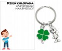 Brelok Breloczek Prezent Dzień Chłopaka Koniczyna Chłopiec Upominek Uczeń