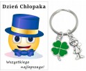 Brelok Breloczek Prezent Dzień Chłopaka Koniczyna Chłopiec Kolega Upominek