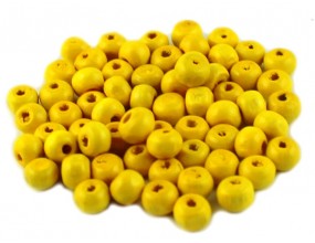 KORALIKI MROŻONE SZNUR 8mm SZKLANE 52szt mleczne