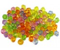 KORALIKI SZLIFOWANE AKRYLOWE 6mm mix 60 szt.