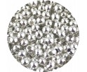 Kulki Kuleczki Dystansowe Przekładki 3mm do Biżuterii Metalowe Srebrne 50sz