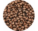 Kulki Kuleczki Dystansowe Przekładki 3mm do Biżuterii Miedziane / Rude 50sz