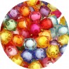 Koraliki Akrylowe "Koralik w Koraliku" Kostki Diamenciki 8mm Mix 50szt