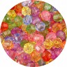 Koraliki Szlifowane Akrylowe Kulki Kuleczki 6mm Mix Kolorów 50szt