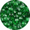 Koraliki Szlifowane Akrylowe Kulki Kuleczki 6mm Zielone ciemne 50szt
