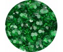 Koraliki Szlifowane Akrylowe Kulki Kuleczki 6mm Zielone ciemne 50szt
