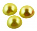 Kaboszony perły 10 mm żołte 12 sztuk perłowe