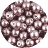 KORALIKI SZKLANE PERŁY PEREŁKI PERŁA KULKI 8mm ORZECHOWE 50szt