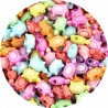 KORALIKI AKRYLOWE ŻOŁWIKI ŻÓŁWIE ŻÓŁWIK PASTELOWE 11mm MIX 50szt