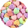 KORALIKI AKRYLOWE SERCA SERDUSZKA SERCE PASTELOWE 11mm MIX 50szt