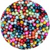 KORALIKI SZKLANE PEREŁKI PERŁY PERŁA KULECZKI DO BIŻUTERII 4mm MIX 100szt