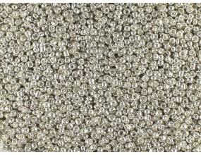 KORALIKI DROBNE SEEDS 2mm SZKLANE 30gram Srebrne Jasne