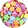 KORALIKI AKRYLOWE KWIATKI KWIATY PASTELOWE DO BRANSOLETEK 11mm MIX 50szt