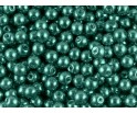PERŁA PERŁY PEREŁKI SZKLANE 6mm c.seledyn 30 sztuk