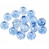 KORALIKI AKRYLOWE KULECZKI KULKI TRANSPARENTNE NIEBIESKIE JASNE 6mm 100szt