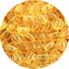 KORALIKI AKRYLOWE TRANSPARENTNE KULE KULKI POMARAŃCZOWE JASNE 8mm 50szt