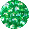 KORALIKI SZLIFOWANE OPALIZUJĄCE BŁYSZCZĄCE AKRYLOWE ZIELONE 8mm 50szt