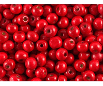 KORALIKI DREWNIANE DREWNO BORDOWY 8mm 100szt KULE