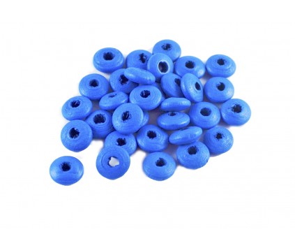 Koraliki ozdobne 8mm granatowe 10szt akrylowe