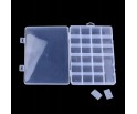 Organizer na koraliki pudełko 24 przegrody 19x13cm