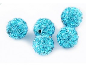 KORALIKI SHAMBALLA kula 10mm k. aquamarine
