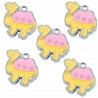 Zawieszka Emaliowana do Bransoletek Biżuterii Charms WIELBŁĄD 21mm 5szt