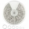 ZESTAW PÓŁFABRYKATÓW OGNIWKA 4-10mm 525szt ORGANIZER KARUZELA KÓŁECZKA