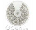 ZESTAW PÓŁFABRYKATÓW OGNIWKA 4-10mm 525szt ORGANIZER KARUZELA KÓŁECZKA