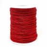 Sznurek Jubilerski Woskowany Czerwony 1mm 10m