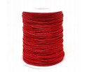 Sznurek Jubilerski Woskowany Czerwony 1mm 10m